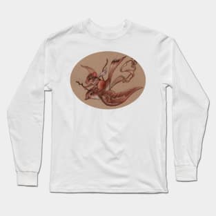 Knight of Wands - Winged Steed Long Sleeve T-Shirt